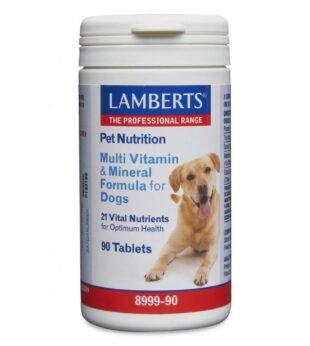 Pet Nutrition Multivitaminico E Mineral Para Cães 90 Comprimidos Lamberts