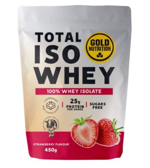 Total Iso Whey 450g Gold Nutrition – Morango