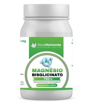 Magnésio Bisglicinato 750 mg 60 Comprimidos Novo Horizonte