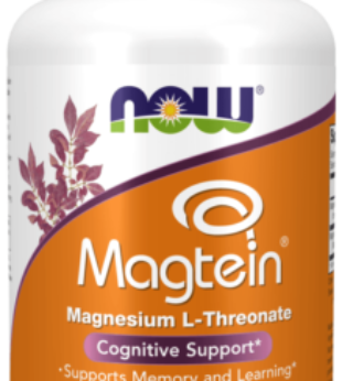 L-Treonato de Magnésio (Magtein®) 90 Cápsulas Vegetais Now