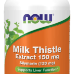 Milk Thistle Extract 150 mg Silymarin (120 mg) 120 Cápsulas Vegetais Now