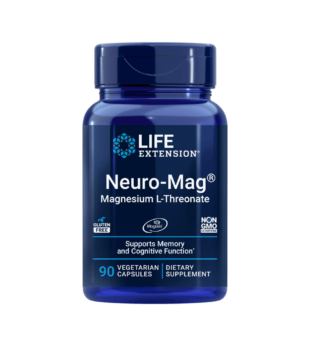 L-Treonato de Magnésio (Neuro-Mag®)( Magtein) 90 Cápsulas Life Extension