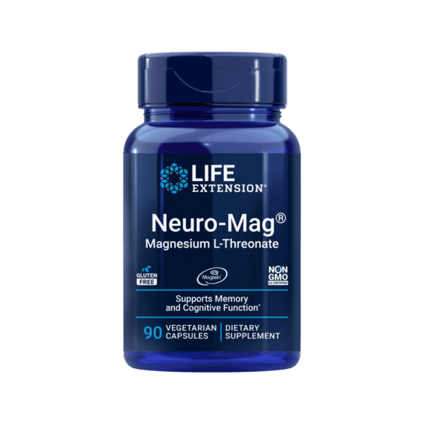 Magnésio L-Treonato (Neuro-Mag®) 90 Cápsulas Life Extension