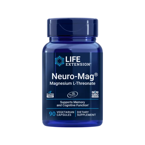 Magnésio L-Treonato (Neuro-Mag®) 90 Cápsulas Life Extension