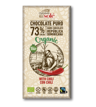 Chocolate Negro 73% Com Chili Bio 100 Grs Solé