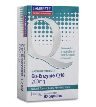 Co-Enzyme Q10 200mg 60 Cápsulas Lamberts