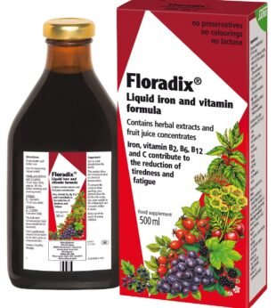 Floradix Fórmula Líquida de Ferro e Vitaminas 500 Ml Salus Haus