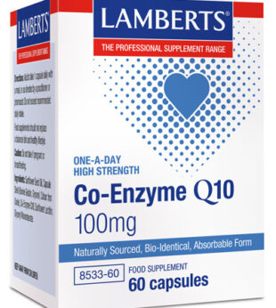 Co-Enzyme Q10 100mg 60 Cápsulas Lamberts