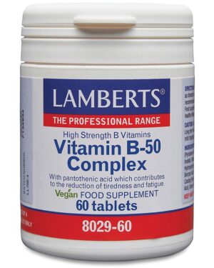 Vitamin B-50 Complex 60 Comprimidos Lamberts