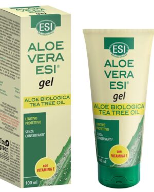 Aloé Vera Gel con Vitamina E + Tea Tree Oil 100 Ml ESI