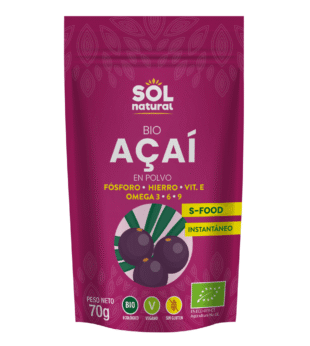 Açaí em Pó Bio 70g Sol Natural