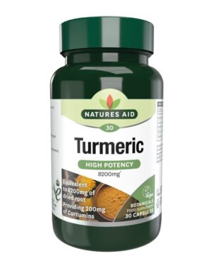 Turmeric 8200mg 30 Cápsulas Natures Aid