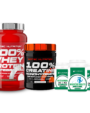 Pack Creatina + Whey + Magnésio Malato + Omega 3 + Vitamina D3K2