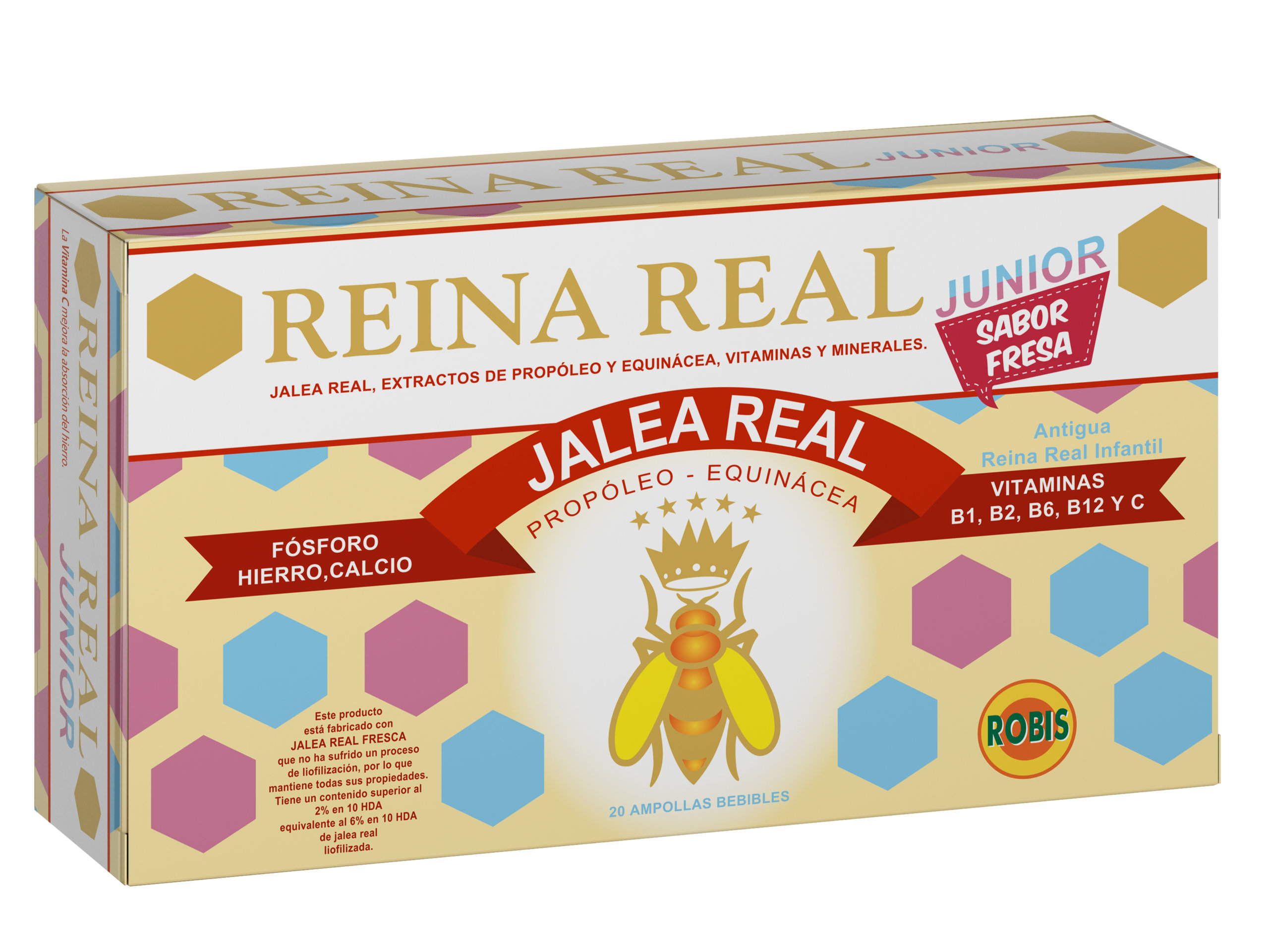 Geleia Real Junior 20 Ampolas Robis