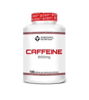 Caffeine 200 mg 100 Cápsulas Scientiffic Nutrition