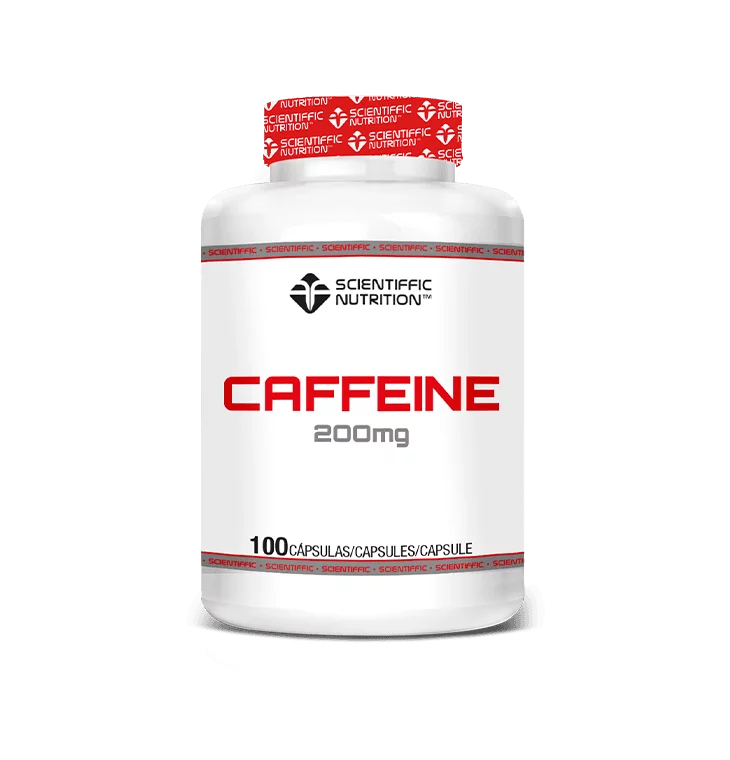 Caffeine 200 mg 100 Cápsulas Scientiffic Nutrition