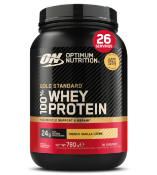 100% Whey Gold Standard 780g Optimum Nutrition – French Vanilla Créme
