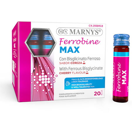 Ferrobine MAX 20 Frascos Marnys