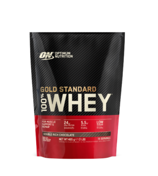 100% Whey Gold Standard 450g Optimum Nutrition – Double Rich Chocolate