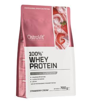100% Whey Protein 700 g Ostrovit – Morango