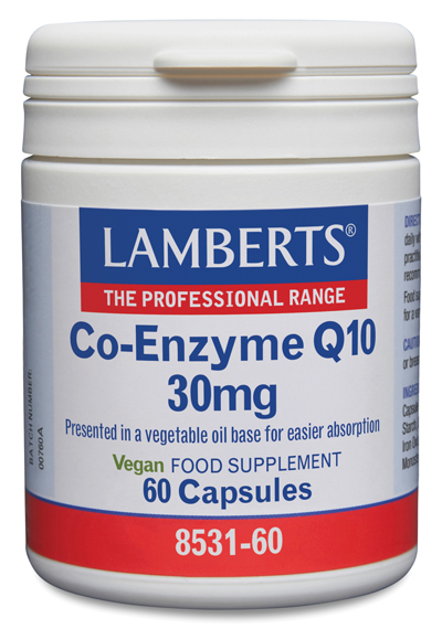 Co-Enzyme Q10 30mg 60 Cápsulas Lamberts