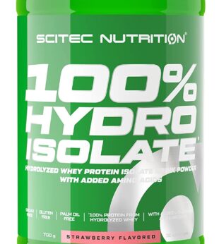 100% Hydro Isolate 700g Scitec Nutrition – Morango
