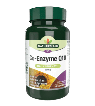 Co-Enzyme Q10 30mg 30 Softgels Natures Aid